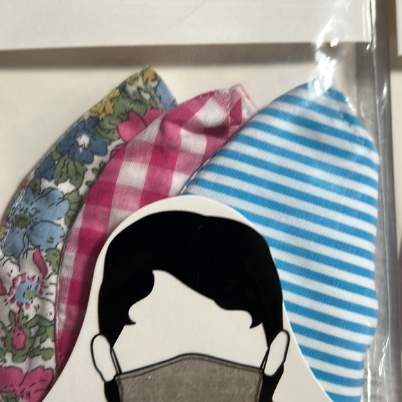 Face mask lot of 4 (3 pack) CVS Wellness Children girl fabric mask ages 5-8 NEW - Picture 7 of 8